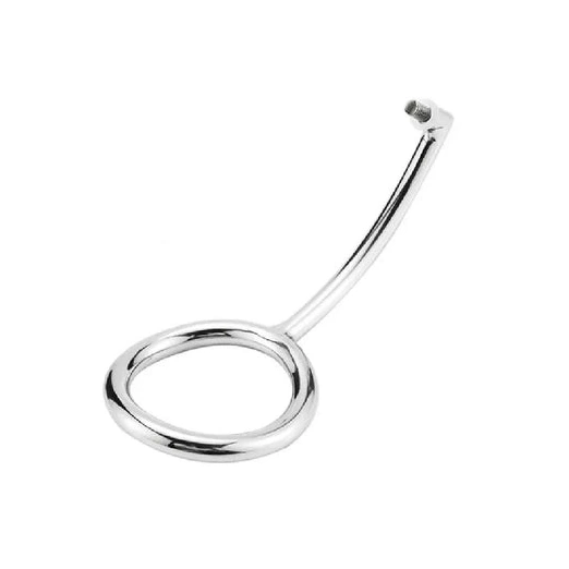 4663 with Anal Cock Hook Stainless Set DiscreetChoice Ring Steel 1124